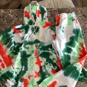 NEW Winter Dye Joggers & hoodie by JEFFREE STAR XL